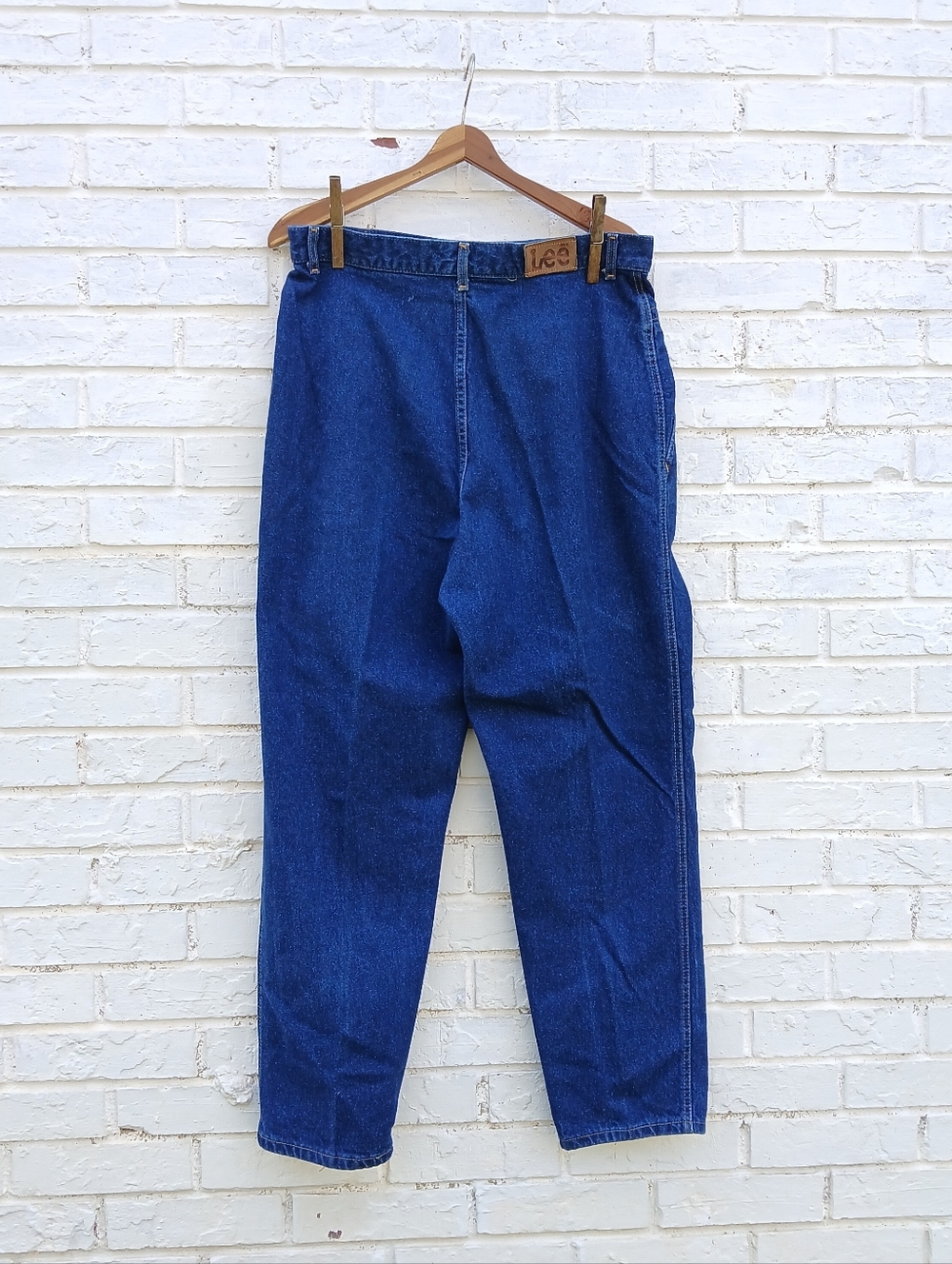 Vintage Lee Highrise Pleated Bareback Jeans Size 18M - Picture 8 of 9